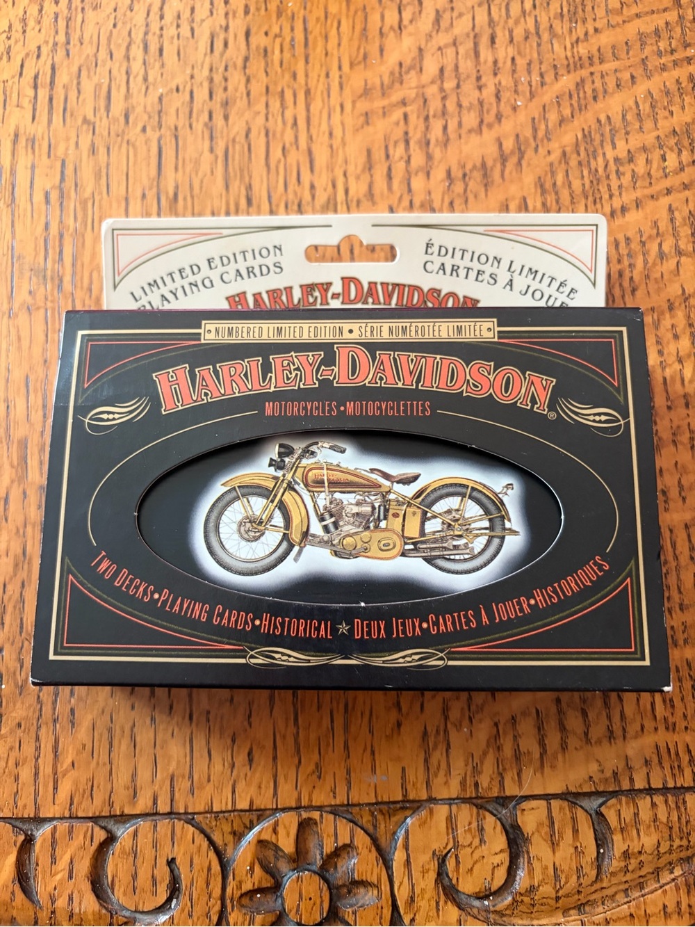 Numbered Limited Edition Harley-Davidson Playing Cards 1997